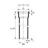 MagnaPlast HT PLUS Rura z kielichem HTEM 110mm 1000mm 10440 Kanalizacja